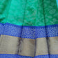 Green Semi Silk Cotton Saree