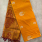 Orange Semi Soft Silk Saree