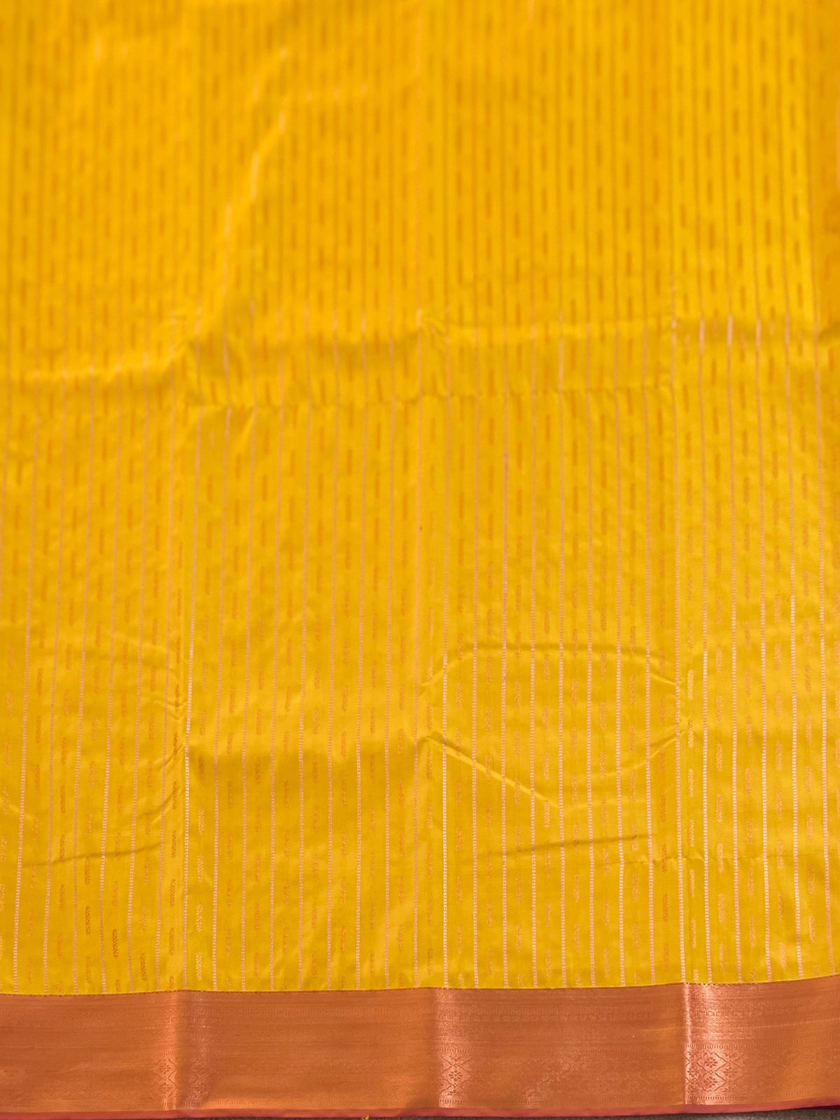 Yellow Semi Silk Saree