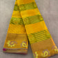 Yellow Semi Silk Saree