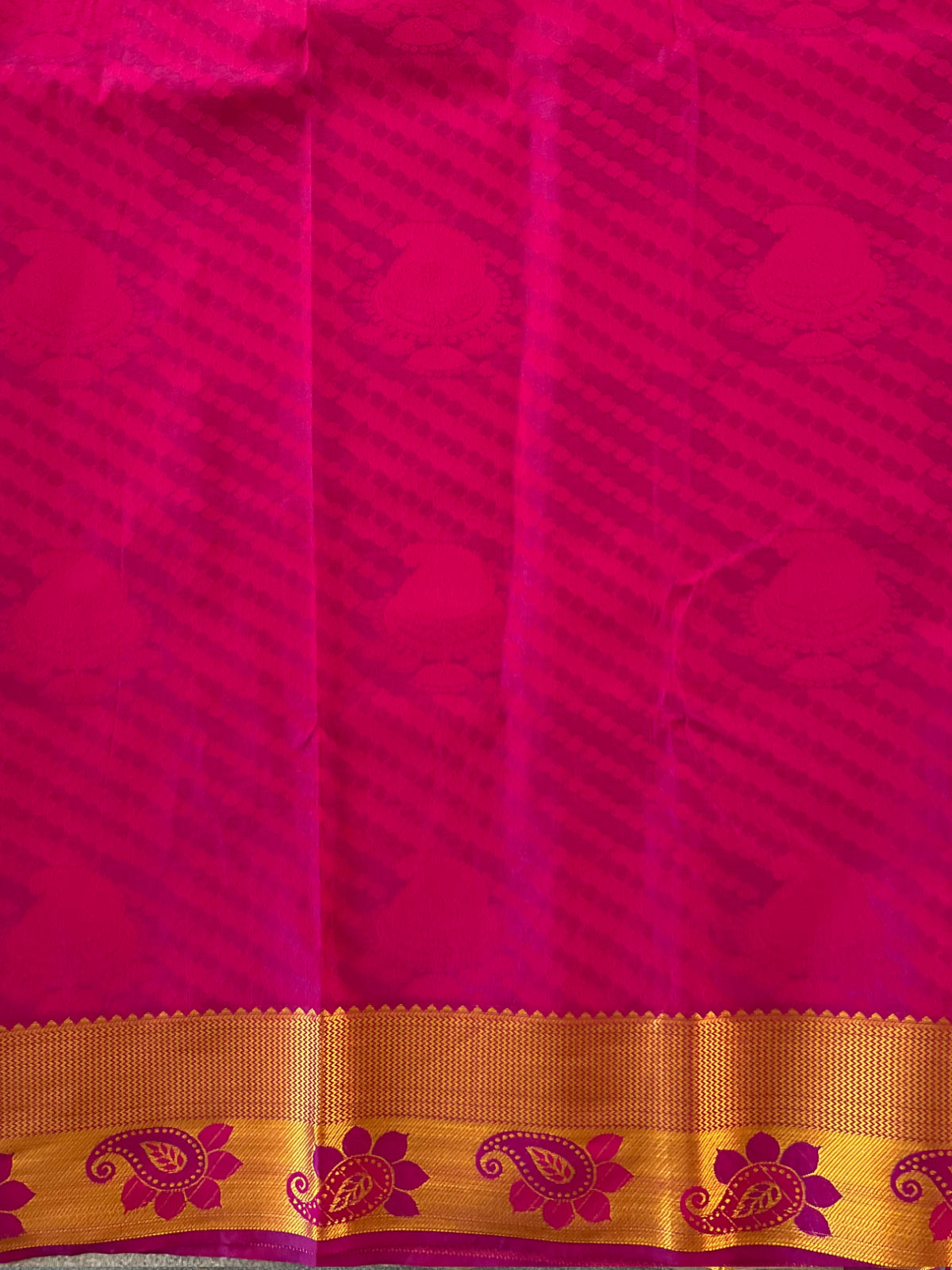 Yellow Semi Silk Saree