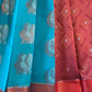 Blue Semi Silk Cotton Saree