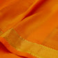 Mambalam Orange 9 Yards Kanchivaram Silk Saree