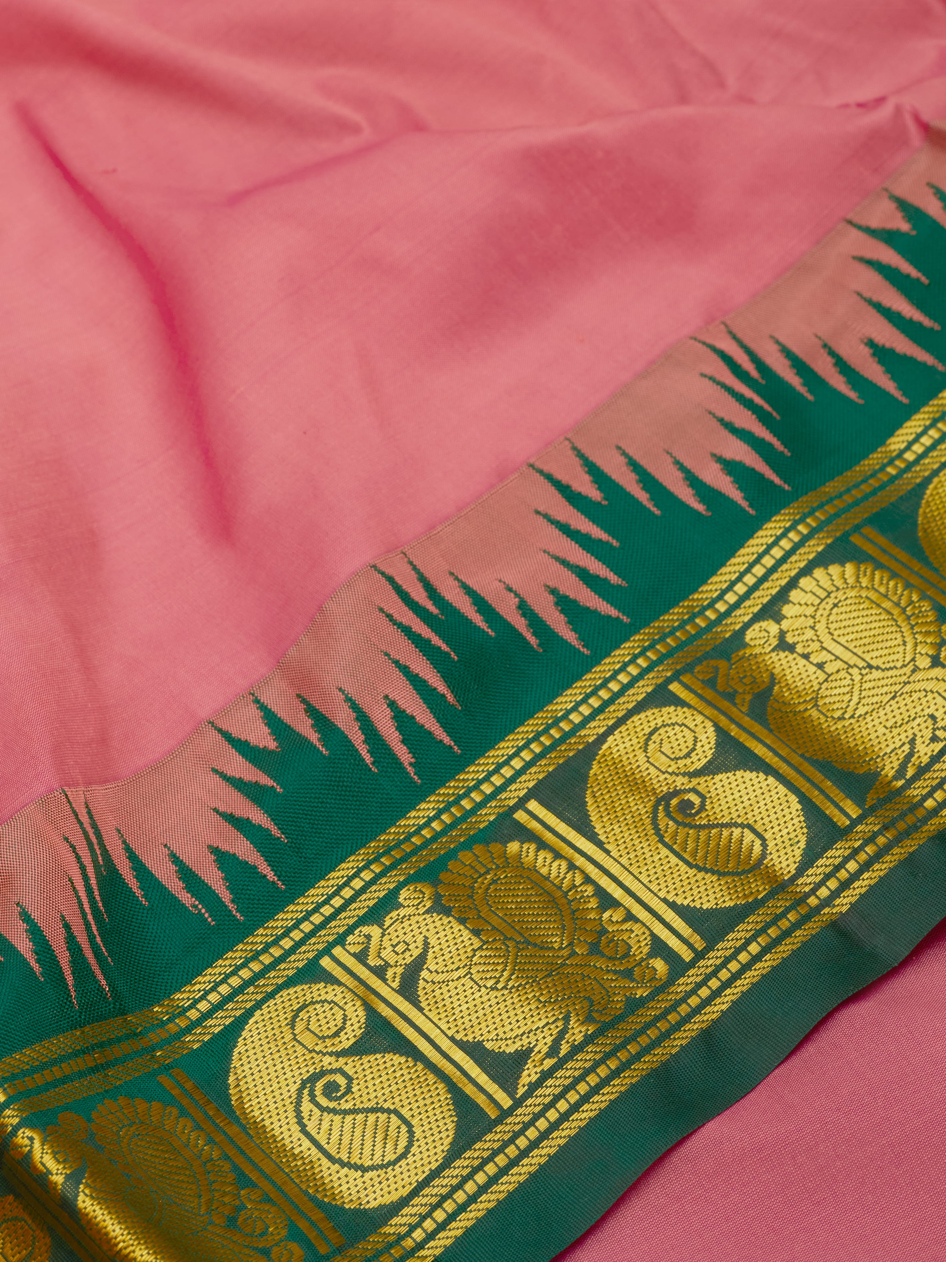 Nine Yards Saree at Best Price in Kanchipuram | T Chengalvarayan Silk