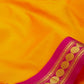 Mambalam Orange 9 Yards Kanchivaram Silk Saree