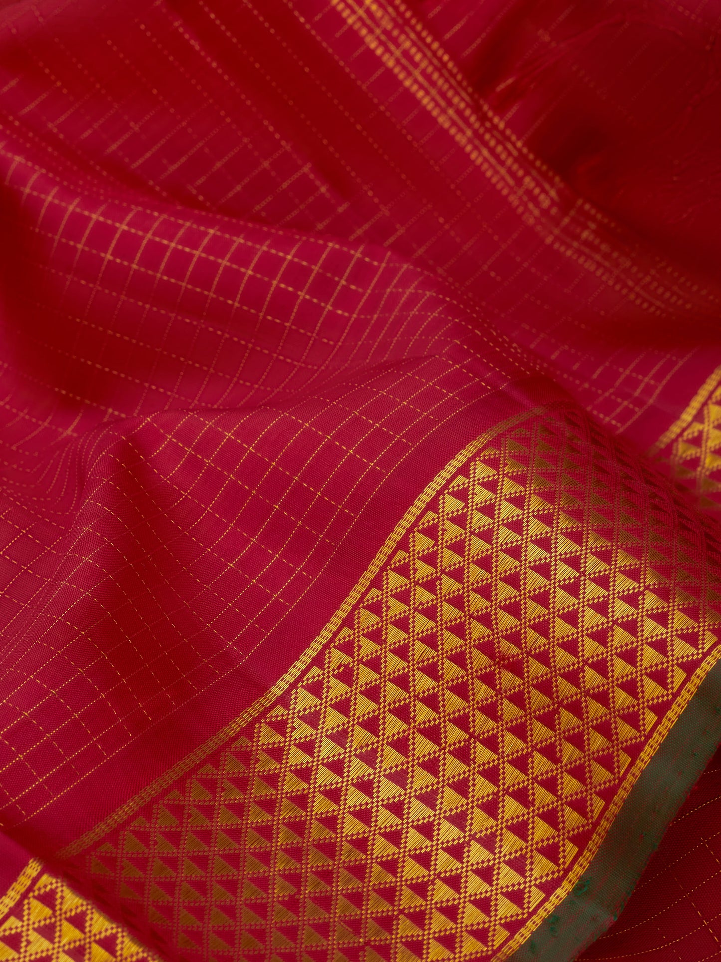 Maroon 9 Yards Kanchivaram Silk Saree