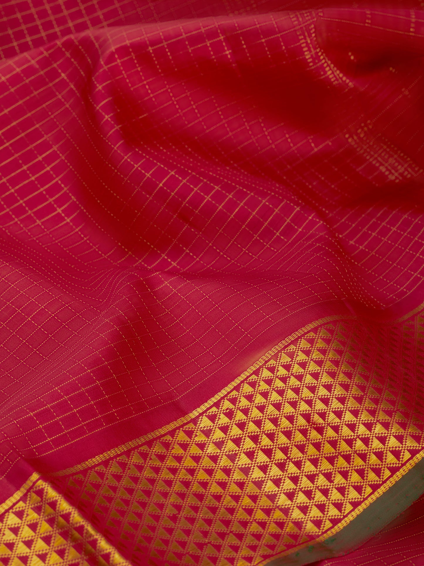 Maroon 9 Yards Kanchivaram Silk Saree